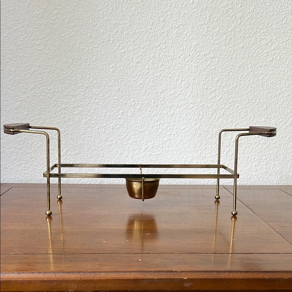💕Anchor Hocking Fire King Casserole Dish Warmer Stand - Picture 1 of 9